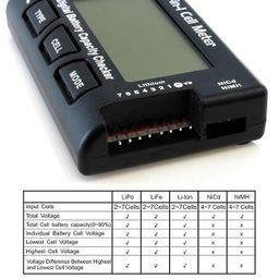 Geek Lab CellMeter 7. Digital 5-in-1 Battery Meter. Intelligent Cell Checker. for LiPo, LiFePO4, Li-ion, NiCd, NiMH Battery image 4
