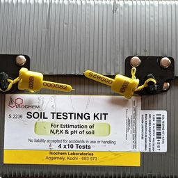 isochem laboratories ISOCHEM Soil Testing Kit For Nitrogen (N), Phosphorus (P) and Potash (K) & for pH Each Contains (10) total tests: (40) image 1