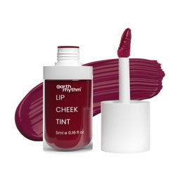 Earth Rhythm Lip and Cheek Tint - Brandy, with Goodness of Pomegranate & Grape Seed Extract, Nourishes & Hydrates Dry Chapped Lips, Blush & Eyeshadow for Women – 5ml image 1