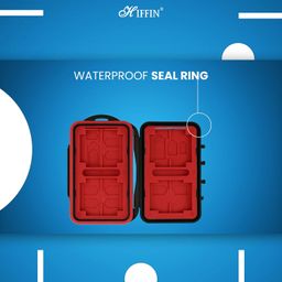 Hiffin Plastic 26 in 1 Slot Card CASE with Multi Storage Option Attractive Designer Card Holder for Memory Cards Black (KH8S) image 3