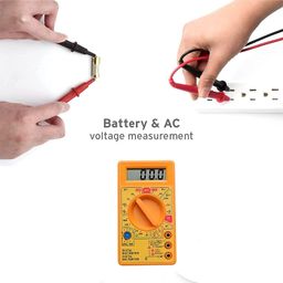 D&V Digital Multimeter Campus Component Digital Multimeter, Yellow image 4