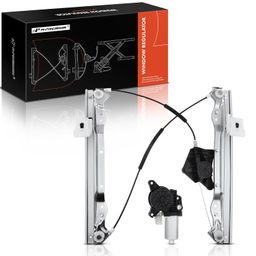 Window Regulator and Motor Assembly with 6-Pin Connector Compatible with Dodge Avenger 2008 2009 2010 Sedan Front Left image 1