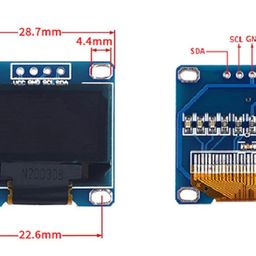 Techtonics 0.96 Inch 4 Pin OLED Display SPI/I2C Module - 128x64 (Blue) - Good Quality Box Packaging image 4
