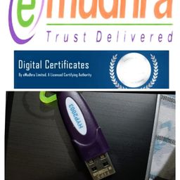 emudhra Class 3 Digital Signature Certificate (Dsc), 2 Years Validity, With Epass 2003 Token image 1