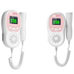 BPL Medical Technologies FD-03 Fetal Doppler Smart Noise Reduction & Heartbeat Detection Machine with in-Built Speaker for Home and Clinic Use - Pink & White image 4
