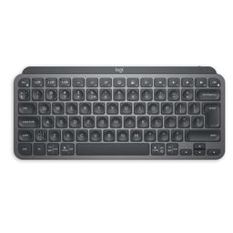 Logitech Mx Keys Mini Minimalist Wireless Illuminated Keyboard, Compact, Bluetooth, Backlit, USB-C, Compatible with Apple Macos, iOS, Windows, Linux, Android, Metal Build-Graphite image 1