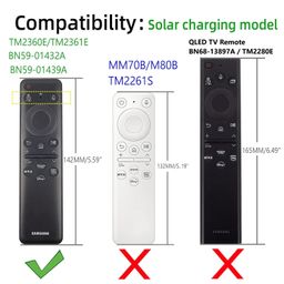 ADDGRIP Silicone TV Remote Cover Compatible with Samsung Smart TV Remote 2023 BN59-01432G BN59-01432A BN59-01432J BN59-01432 Case (Remote Control not Included) - Black Style 1 image 2