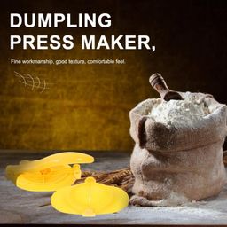 HIRNAYA 2 in 1 Dumpling Maker Machine, Dumpling Skin Maker Machine, Gujiya & Momos Maker Machine, Multifunctional DIY Manual Dumpling Press Mold Set - Random Color image 5