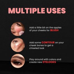MARS Infinity Lip Palette | Demi Matte | 16 Colors to Infinte Lipstick Colors | Free Spatula cum Applicator (36.0 gm) (02-Multicolor) image 3