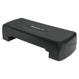 Burnlab Aerobic Stepper, Two Height Level Adjustments - 4 inches and 6 inches, Slip-Resistant & Shock Absorbing Platform for Extra-Durability (Black) image 2