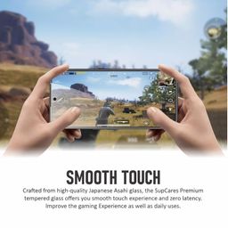 supcares Military-Grade Gorilla Tempered Glass Screen Protector for Nothing Phone 2A and Nothing Phone 2A Plus (6.7 Inch) With Installation Kit | Edge to Edge Coverage | Black image 4