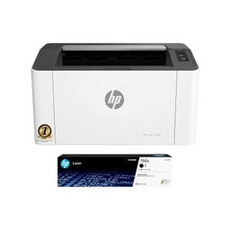 HP Laser 1008a Printer, Single Function, Print, Hi-Speed USB 2.0, Up to 21 ppm, 150-sheet Input Tray, 100-sheet Output Tray, 10,000-page Duty Cycle, 1-Year Warranty, Black and White, 714Z8A image 1