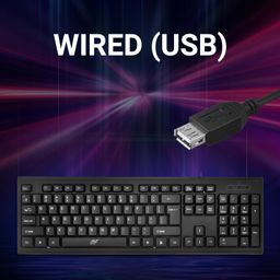 Ant Value FKBRI01 Ultra-Slim Compact USB Wired Keyboard for Mac and PC,Windows 10/8 / 7 / Vista/XP, Spill-Resistant Silent Keyboard – Membrane Water-Resistant Coating 10 Million Keystrokes (Black) image 2
