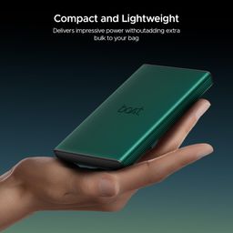boAt Energyshroom PB300 Pro 10000mAh | Pocket Size Compact Power Bank, Type-C Input (2-Way Port), Pass-Through Charging, Compatible with Tablets, Smartphones, Earbuds, Smartwatch(Emerald Green) image 5