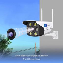 Maizic Smarthome 5MP WiFi Full HD Bullet Camera w/Color Night Vision, Two Way Audio, Siren Alarm, 180 View, Wide Coverage 50 Mtr, IP66 Waterproof, Remote View, SD Card Support Upto 128GB image 2