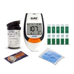 Niscomed Surescreen Glucometer Simple & Accurate Sugar Testing Painfree Monitor - Blood Sugar Levels at Home - (FREE 5 Test Strips + 5 Sterile Lancets + 1 Lancing device) image 1