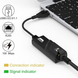 Tobo USB C to Ethernet Adapter RJ45 Type-C Gigabit Ethernet LAN Network Adapter Type C Gigabit RJ45 LAN Network Compatible with laptops desktops Mak-Book-TD-214TC. image 2