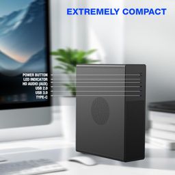 power x PowerX Slim SFF 8th Gen Desktop | Core i5 8th Gen | 32GB DDR4 RAM | 512 SSD | HDMI | Wi-Fi | Windows 10 Pro & MS Office | 2 Years Warranty image 4
