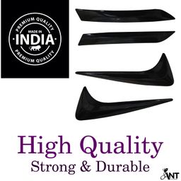 Ant Enterprize KIA SONET Car Bumper Protector Guard Black Set of 4(ONLY Black KIA SONET Petrol/Diesel) Refer Image for Installation and Before Use Clean Surface with Soap image 5