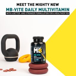 MuscleBlaze MB-Vite Daily Multivitamin (60 Tablets) | With 51 Ingredients & 6 Blends, Vitamins & Minerals, Prebiotic & Probiotics, Amino Acid Blends | For Energy, Stamina & Recovery image 2