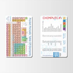 Chempure Pocket Periodic Table Of Elements in Credit Card Format For Students, Scientists and Researchers (6) image 3