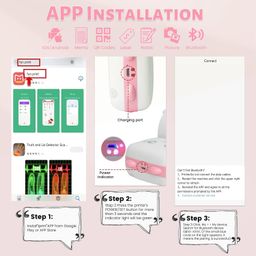 ROMINO Mini Portable Thermal Pocket Printer, Inkless Wireless Bluetooth Label Small Paper Photo Mobile Printer Machine for Students, Home - for Printing Picture Memo Barcode Labels (Multi) image 4