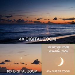 4K Digital Camera With 40X Zoom,64Mp Dslr Camera For Photography Beginners,Autofocus 1080P Hd Vlogging Camera With Eis,32Gb Sd Card,2 Batteries image 3