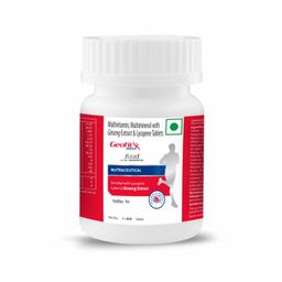 Geofit Multivitamin Tablet for Men with Calcium, Vitamin D3 & B12 for Bone Strength, Heart Health & Immunity Health Supplements Multi Vitamin for Men Pack of 30 Tablets image 1