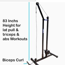 RISE UP � Heavy Duty Top Bottom Pulley Machine with Rowing, Biceps, Triceps & Many More Exercise image 5