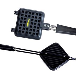 home-pro HomePro - Non Stick Waffle Maker & Grill Toaster | Heavy Quality | Bakelite Handle | Combo Pack image 1