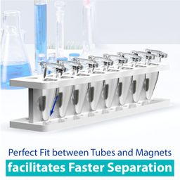 eLabPal Magnetic Bead Rack Separator for DNA/RNA, Magnetic Separation Rack for Biological Sample Purification, Holds 16 Wells of 1.5ml/2ml Centrifuge Tubes image 3