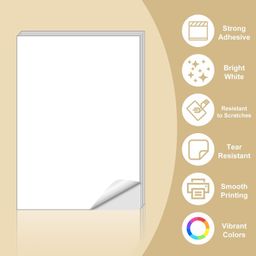 securement SECUREMENT® Full Sticker Label A4 Sheets for FBA Shipment- Suitalble for All Printers (100, Sheets) image 3