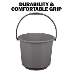 Kuber Industries Bucket | Plastic Bucket for Mopping | Storage Container Bucket | Water Storage Bucket | Plain Bucket | 5 LTR | Pack of 2 | Multi image 5