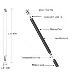 rkite Stylus Pen for Samsung Galaxy Tab Tab A9+ / A8 / A7 / A7 Lite, High Sensitivity & Precision Capacitive Styli Pencil for Apple iPad/iPad Pro/Fire HD/Microsoft/Surface/All Touch Devices (Black) image 2