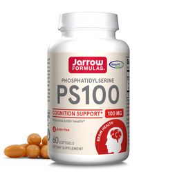 Jarrow Formulas PS100 Phosphatidylserine 100 mg Non-GMO, Soy-Free - 60 Softgels image 1