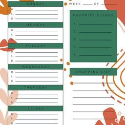 Windup Magnetic Planners Combo – To Do List, Meal Planner, Daily Planner, Weekly Planner – Reusable Dry-Erase - Set of 4 A5 (6x9 in) - with 2 Marker Pens image 4