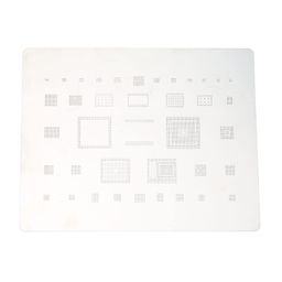 CPU Reballing Net, Reballing Stencil Compact Size Accurate Positioning Lightweight Fast Speed Stainless Steel with Small IC Slots for Mobile Phone Repair image 5