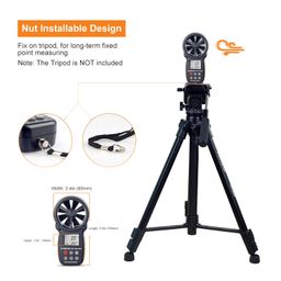 BTMETER Digital Wind Speed Anemometer Handheld, Wireless Bluetooth Vane Anemometer Meter for Wind Chill, Speed, Temperature Monitor (BTMETER BT-100APP) image 3