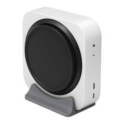 Azoth Stand for Mac mini M4 – Sleek Desk Hub, Studio Case Cover & Pro Accessories Compatible with MacMini M4, White image 3