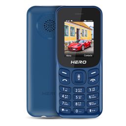 Lava Hero Shakti 2025 Dual Sim Keypad Mobile Phone (with Vibration Alert) | 1.8" Display | Super Saving Battery Mode | Stylish Design | Number Talker | (Dark Blue) image 1