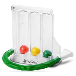 Synocare 3 Ball Spirometer, Lung Exerciser, Respiratory Exerciser, Breathing Exercise, Respirometer, Breath Measurement System & Deep Breathing Lung Exerciser | Washable, Hygienic & Detachable- Pack Of 1 image 1