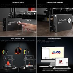 3 idea Imagine Create Print Creality Laser Engraver Module Kit 5W 455nm Compatible Ender 3 Pro V2/NEO/MAX/S1/S1 Pro, CR-10 3D Printer etc. image 4