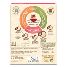 CERELAC Baby Food Cereal | No Refined Sugar | Multigrain & Fruits for 12 to 24 Months Baby | Omega 3 Iron Protein Calcium Vitamin D for Babies | Instant Baby Food Cereal | 300g image 2