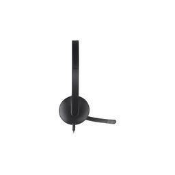 Logitech - Computer Accessories H340 Wired On Ear Headphone with Mic (Black) image 2