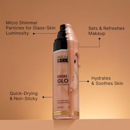 Swiss Beauty Select High on Glow Hydrating Fixer with glass-like glow | Non- Sticky & Quick Drying | 100ml image 2