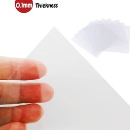 GloproStore 10pcs A4 Transparent Mylar Sheet (0.1mm Thickness) for Stencil Making gyro Cut Craft Blank Template Material image 2