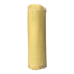 generic AM CANING Store Plastic Square Pattern Cane Webbing for Caning Projects Natural Pre - Woven Open Mesh Cane - PE Rattan Cane Webbing Rattan Roll Cabinet Chair (Natural Colour) (24x24) image 1