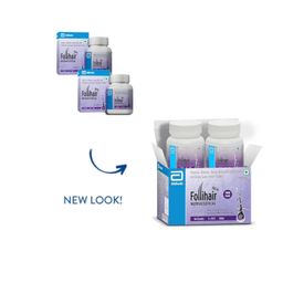 Follihair New By Abbott Helps Nourish & Strengthen Hair Follicles Tablet, Amino Acids, Vitamins, Minerals & Natural Extracts Twin Pack (30 X 2), 1 count, 30 capsules image 3