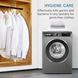 Bosch 10.5/6 KG Inverter Fully Automatic Front Load Washer Dryer with LED TOUCH DISPLAY (WNA2E4U1IN,Cast Iron Grey) image 4