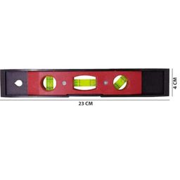 Drumstone 𝟏+𝟏 𝐘𝐄𝐀𝐑 𝐖𝐀𝐑𝐑𝐀𝐍𝐓𝐘 9-Inch Magnetic Torpedo Spirit Level – 3-Bubble Mini Pocket Level Ruler | Compact & Portable with Accurate Horizontal, Vertical & Measurements image 4